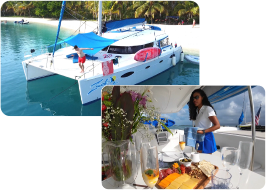 Luxury catamaran experience aboard ZENITH in San Blas, Panama